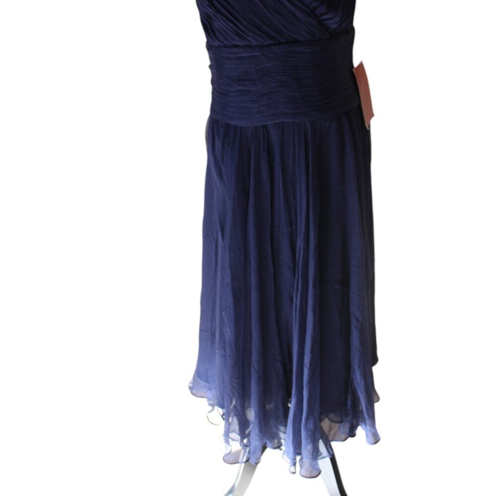 JS COLLECTIONS BLUE GOWN New "Old Stock" Vintage Look, Size 8 NWT's - Picture 12 of 14
